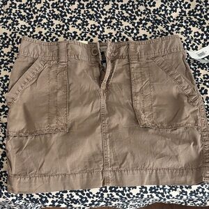 Old Navy Tan Mini Skirt